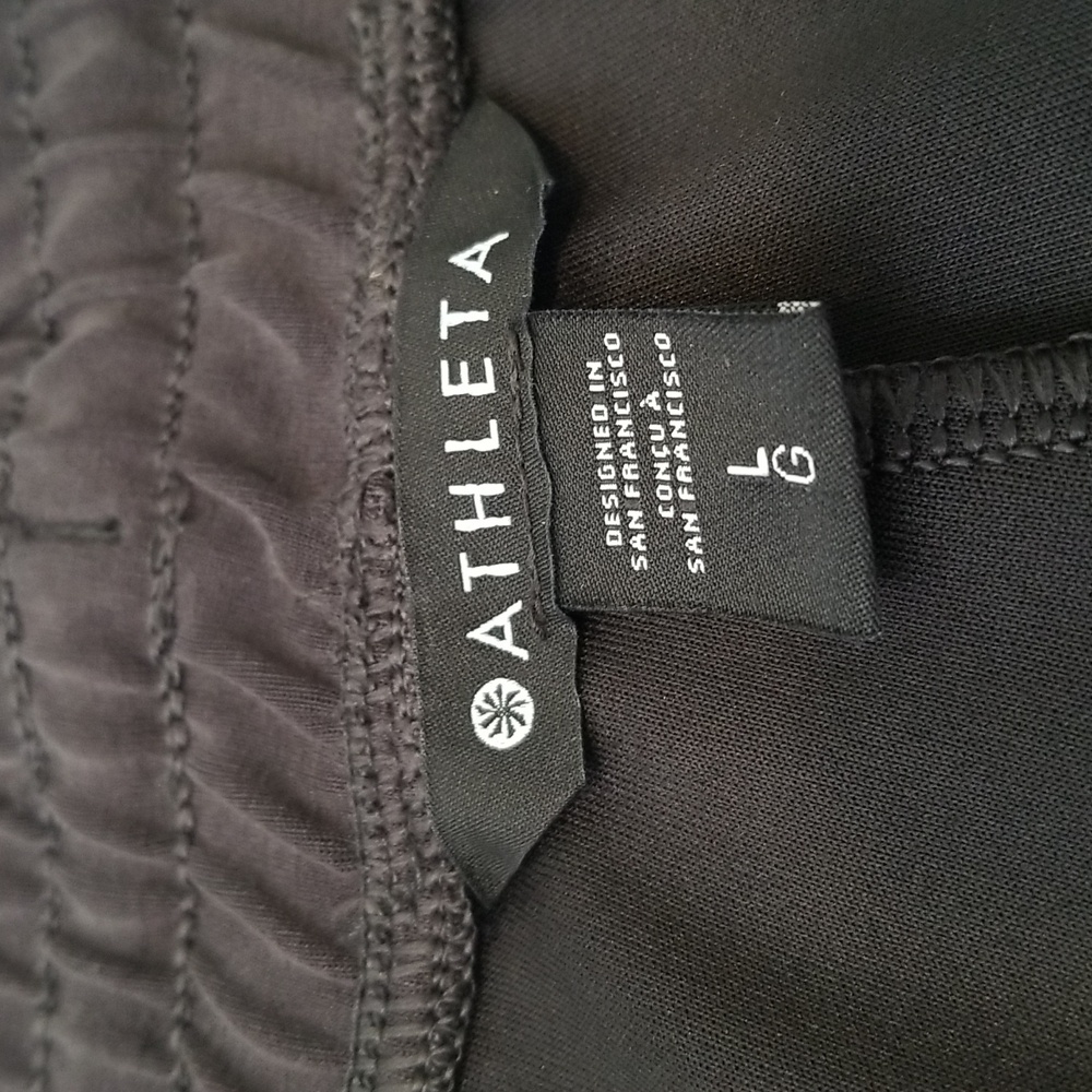 Athleta Women's Dark Grey Athleisure Sweat Pants Size Large - Picture 4 of 5
